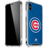 MLB Chicago Cubs - Solid Distressed iPhone XS Max Clear Case